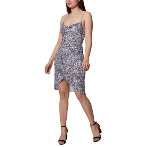 NWT BCBGENERATION Tullip Hem Floral Slip Dress - Picture 5 of 15